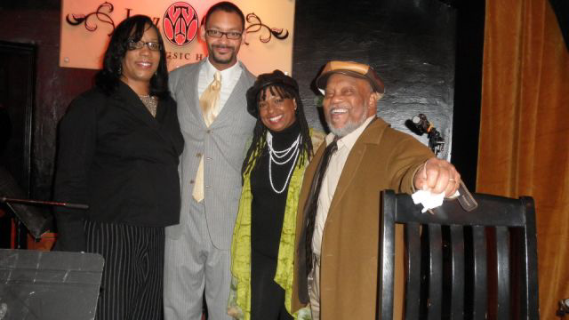 Joan and Marcus with Jason Marsalis