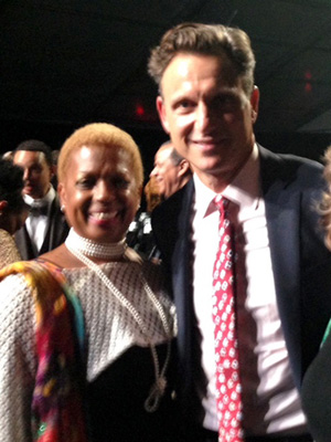 Joan Belgrave and Tony Goldwyn