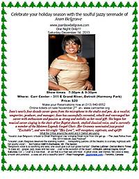 Joan Belgrave Jazzy  Holiday flyer